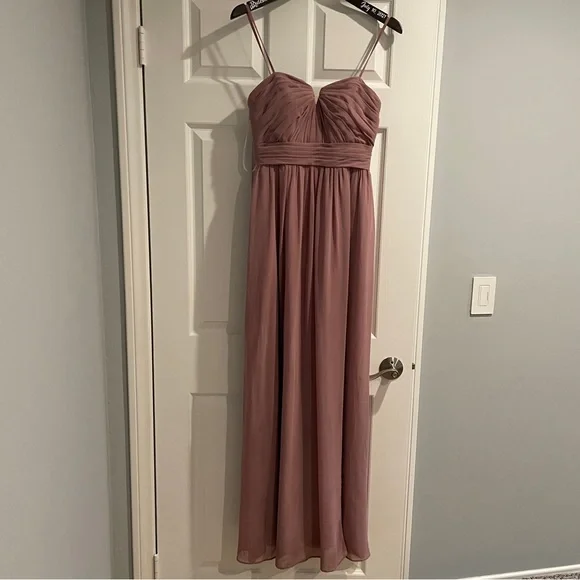 vintage mauve bridesmaid dresses Zapaka Women V-Neck Dress A Line Long Wedding Guest Dress with Sleeves, Vintage Mauve / US20W Whether you are dressing it for a wedding party Azazie Norah